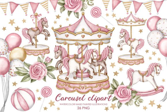 Carousel Horse Watercolor Clipart: A Designer’s Real-World Review