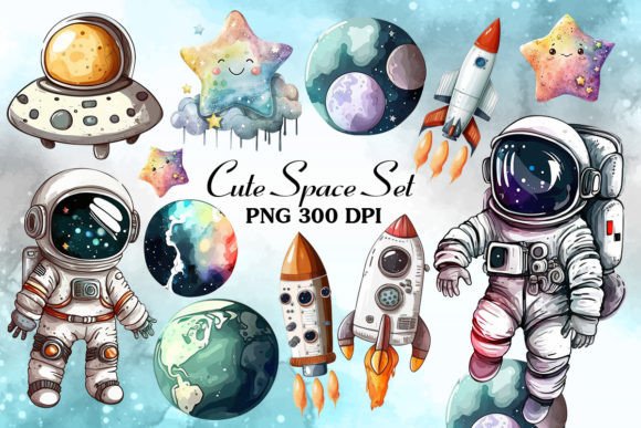 Space of Astronaut Watercolor Clipart: A Designer’s Real-World Review for Branding & Creative Projects