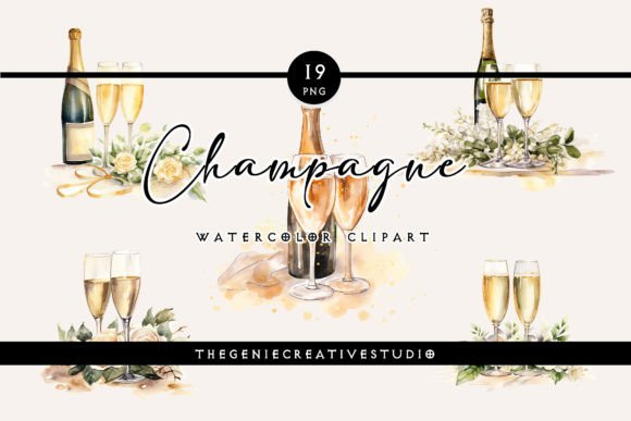 Watercolor Champagne Clipart: A Designer’s Real-World Review