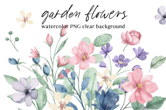 Watercolor Garden Flowers Illustrations: A Designer’s Review for Real Client Projects