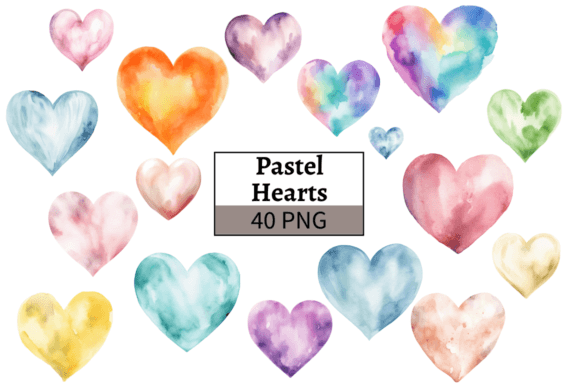 Watercolor Pastel Hearts Illustrations: A Seller’s Honest Review for Digital & Print Products